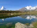 011 Leisee mit Matterhorn und Obergabelhorn Zermatt